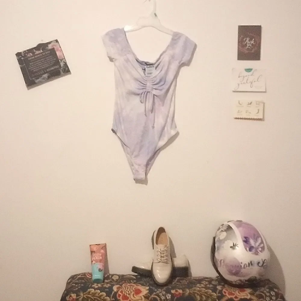 NWT Off Shoulder Tye-dye Bodysuit!*